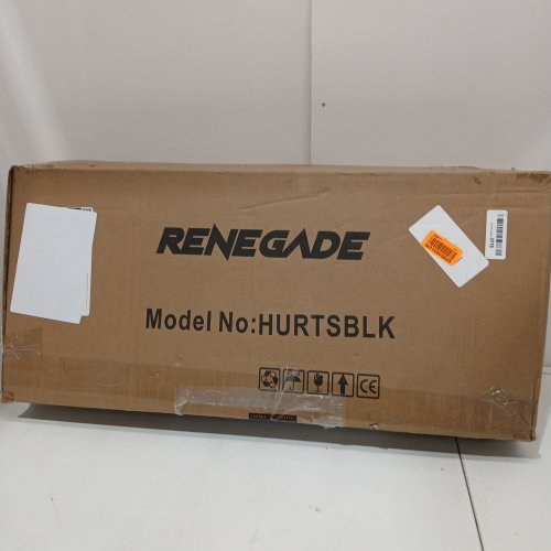 HURTLE RENEGADE ADJUSTABLE SCOOTER WITH KICKSTAND - ADJUSTS FROM CHILD TO ADULT HEIGHT - BLACK (MODEL: HURTSBLK) image 2