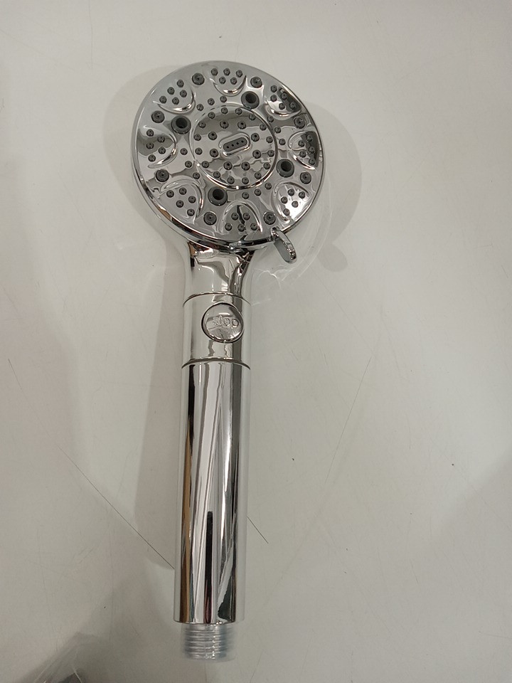 Filterelated Handheld Shower Head with Stop Button - Chrome image 4