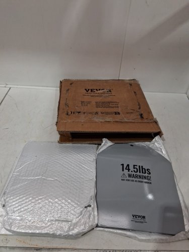 2pk VEVOR Premium Steel Curved Weight Vest Plates - 14.5 LB each (29LBS total) - grey -  (model: jscb-14.5lb) image 3
