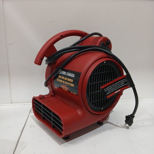 KING CANADA 3 Speed HIGH VELOCITY AIR MOVER - 550CFM - 120V - RED - (MODEL:8500AM) image 3