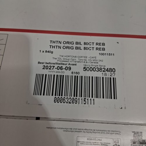 80PK TIM HORTONS ORIGINAL BLEND MEDIUM ROAST K-CUP PODS image 3