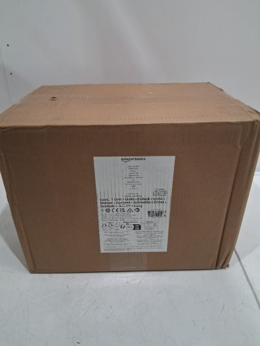 AMAZONBASICS SECURITY SAFE BOX WITH KEY - 1.2 CUBIC FEET - BLACK ALLOY STEEL (MODEL: ‎27EI-43) image 3