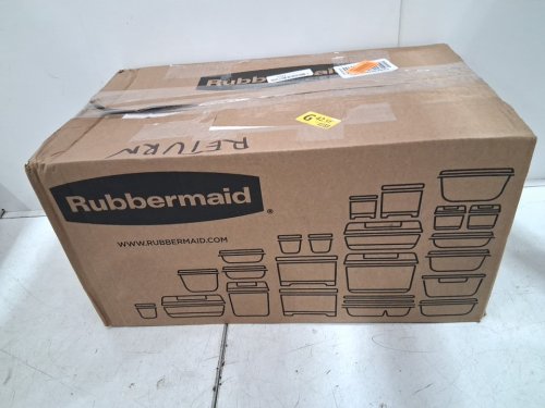 38PC Rubbermaid EasyStore Food Storage Containers with Lids - Red/Clear image 2