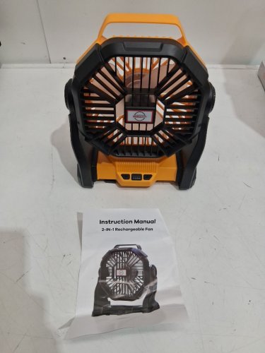 TDLOL Rechargeable Fan Battery Powered Fan - PINK - (MODEL: X23-FAN) image 3