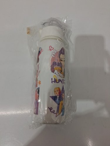 arts & kardy k-pop demon hunter water bottle - 27oz - white/multicolour image 2