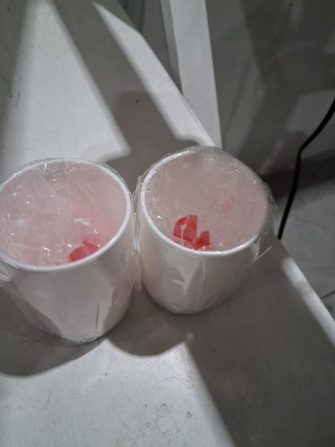 2pc Bathroom Toothbrush Tumblers - 384.8ML - white (model: 4Y5D040FXURO) image 3