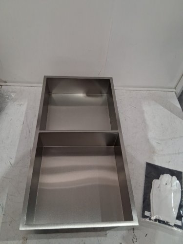 Lordear Shower Niche Recessed Bathroom Shelf - 12" x 24" - silver (model: BK1224) image 3