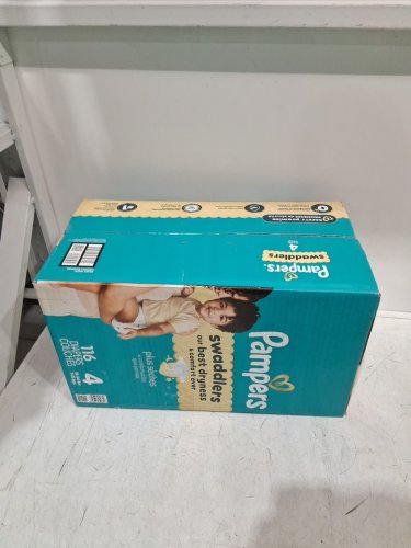 110PK PAMPERS SWADDLERS DISPOSABLE DIAPERS - SIZE 4 (15-34LBS) image 2