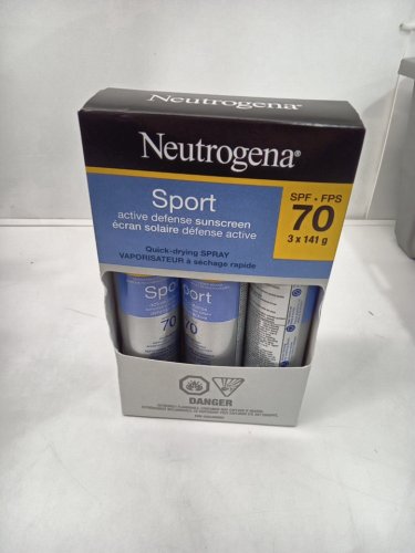 3 NEUTROGENA Sport Active Defense Sunscreen Spray SPF 70 - 141G EAch image 2