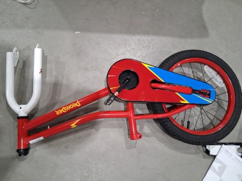 COSTWAY Kid's Bike with Removable Training Wheels and Basket - 16" - RED (MODEL: TS10085RE-16) image 7