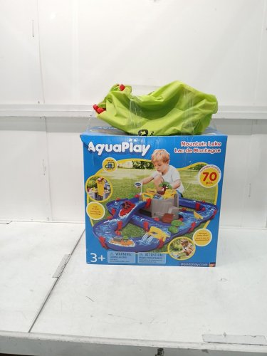 aquaplay mountain lake water playset - ages 3+ - blue (model: 1993664) image 2