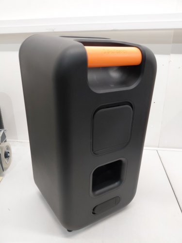 SKULLCANDY STOMP XL WIRELESS BLUETOOTH PARTY SPEAKER - INTEGRATED CARRY HANDLE​, IPX5 WATER RESISTANCE, 12-HOUR BATTERY LIFE - BLACK ORANGE (MODEL:2SKSK1851/4449801) image 4