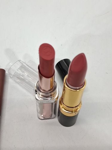 4 ASSORTED lip products - assorted brands, sizes and shades - maybelline / l'oreal / revlon image 3