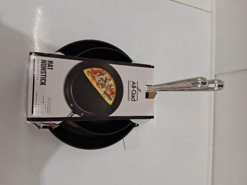 2PC All-Clad Hard Anodized (HA1) Non-stick Fry Pan Cookware Set - 8" & 10" - BLACK (MODEL: E100SSFA / 2100128925) image 2