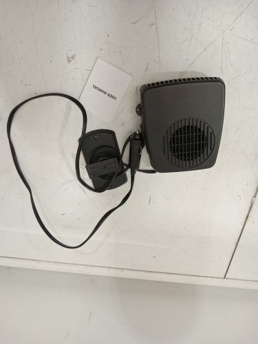 Car Heater Fast Heating and Cooling Fan Portable - 12V - 200W  black image 3