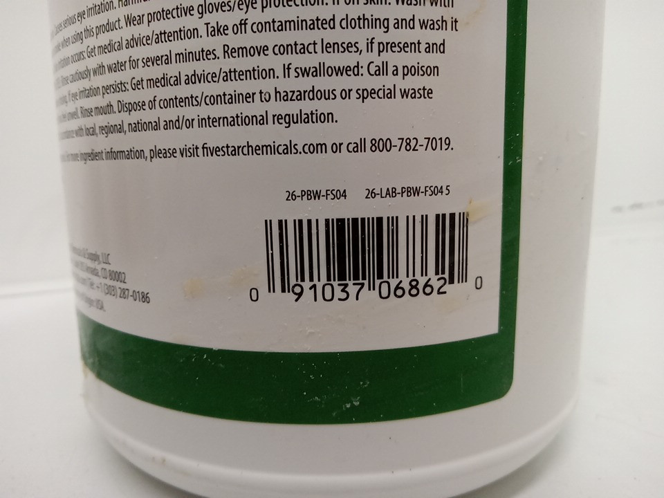 2 Five Star PBW All-purpose Alkaline Based Cleaner - 4lbs image 4