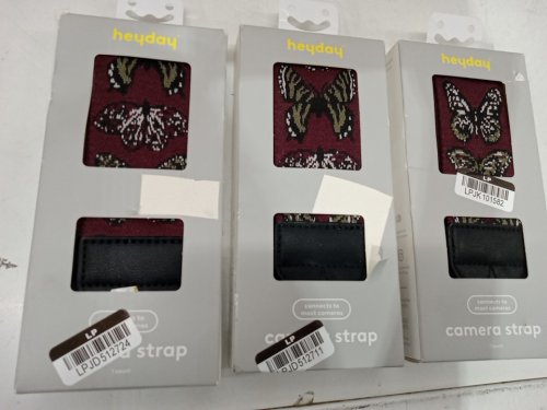 3 HEYDAY ADJUSTABLE  camera strap - maroon butterfly image 2