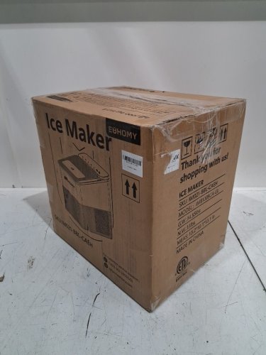 EUHOMY SELF-CLEANING BULLET COUNTERTOP ICE MAKER WITH ICE SCOOP - MAKES 27LB PER DAY - BLACK (MODEL: im021-bbl-caeh / IMB1008CA-UL) image 2