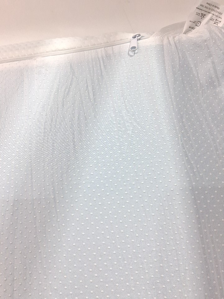 MICROFIBER FOAM MATTRESS TOPPER- twin - white image 3