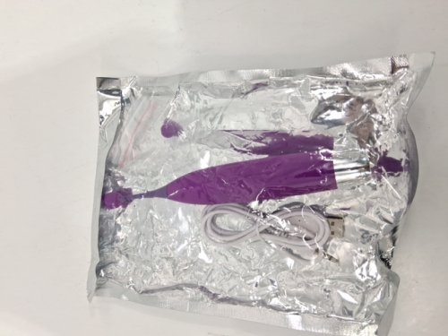 High-Frequency Rechargeable G-spot Clitoris Vibrator - ten modes - purple image 2