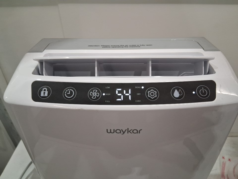 Waykar Dehumidifier with Auto or Manual Drainage - 0.6gal Water Tank Capacity - covers 2000 sq.ft - white - (model: pd160b-pro) image 4