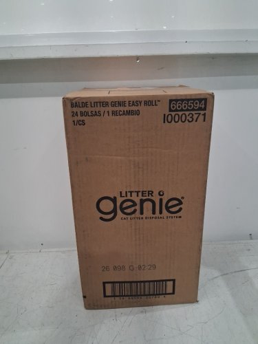 Litter Genie Easy Roll Pail with Easy Roll Refill - 24 Bags with Odour-locking & holds up to 8 days of cat litter - grey (Model: 666594/I000371) image 2