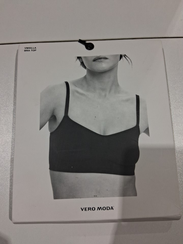 WOMEN'S VERO MODA VMSILLA Seamless Bra - LARGE / EXTRA LARGE - White Pepper - (Style: 10276652) image 2