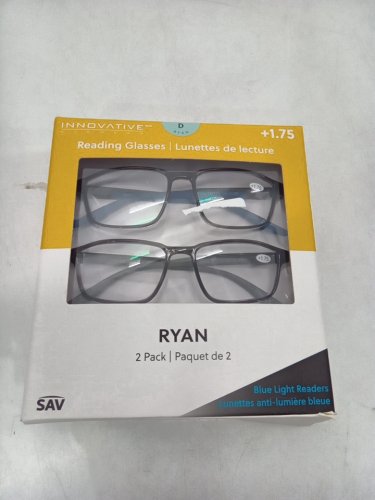 2PK Innovative Eyewear Ryan Reading Glasses - +1.75 - BLACK/NAVY/GREY (MODEL:8854150) image 2