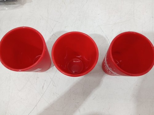 3pk Bps Silipint silicone microwave & dishwasher- safe Drinkware - 16oz - red image 4
