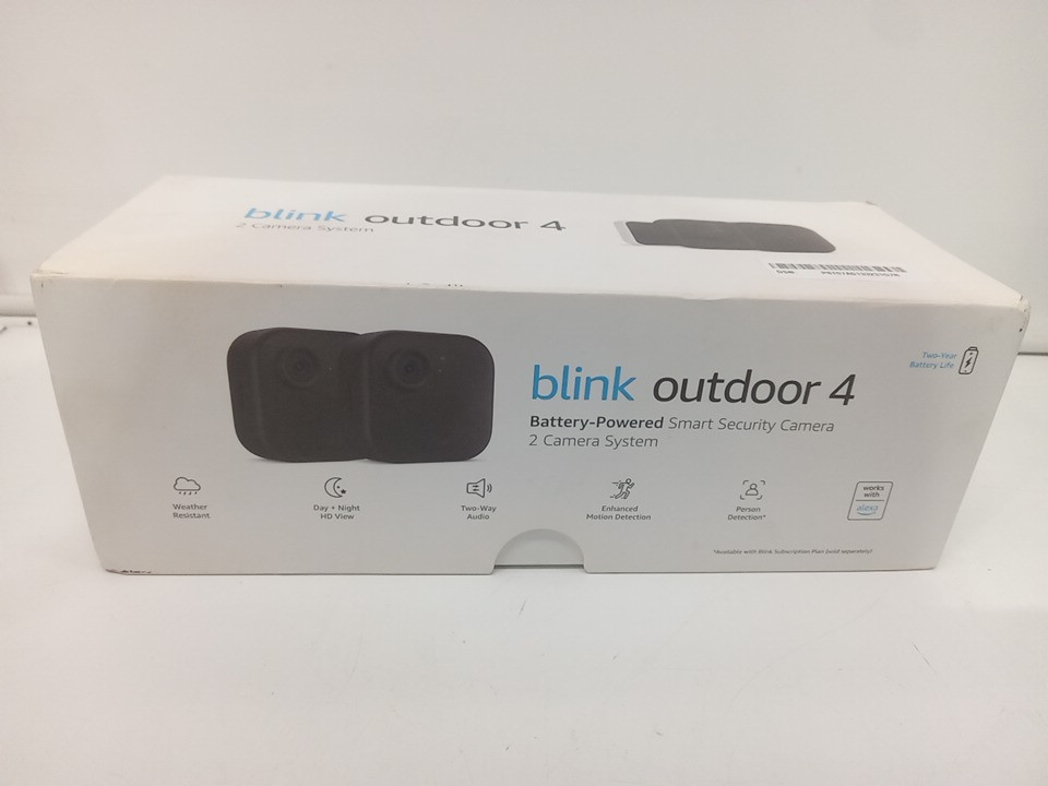 2pk blink outdoor 4 battery-powered wireless smart security camera with day & night view, 2-way talk - 1080p HD - black image 5