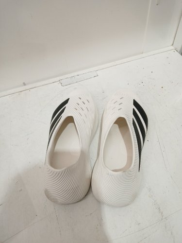 mens adidas purechill slide sandal - size 9 - white/black (style: ki0066) image 3