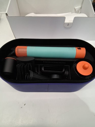 6PC DYSON AIRWRAP I.D CURLY + COILY MULTI STYLER AND HAIR DRYER WITH BLUETOOTH -CERAMIC PATINA/TOPAZ ( MODEL: HS08) image 3
