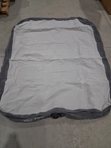 Intex DuraBeam Deluxe Comfort Plush Air Mattress with Built in Electric Pump - QUEEN - 80" x 60" x 22" - grey (model: 64417ED) image 5