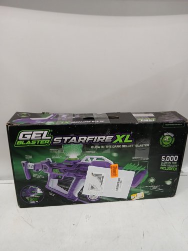 GEL BLASTER STARFIRE XL GLOW IN THE DARK GELLET BLASTER - PURPLE/green image 2