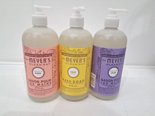 3PC MRS. MEYERS CLEAN DAY HAND SOAP VARIETY PACK - 16FL.OZ EACH - ROSE/DAISY/LILAC (model: 2831166) image 2