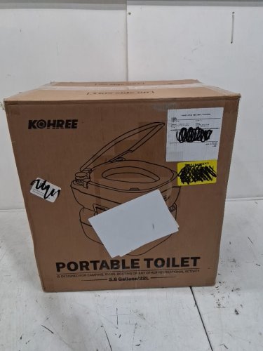 Kohree portable camping Toilet with Detachable Waste Tank - 5.8 GAL - grey (model: HY0671) image 3