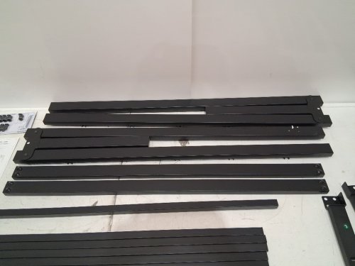 Bed Frame No Box Spring Required Metal Platform - 16'' - twin xl - black (model: yc-003-txl) image 5
