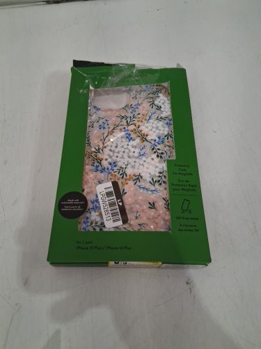 Kate spade new york protective MagSafe case for iPhone 15/14 Plus - Clear Flowers (Model: KS052548-05) image 2