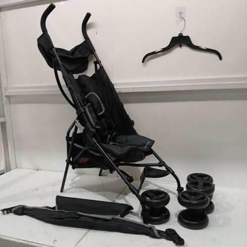 INGENUITY 3D MINI CONVENIENCE STROLLER LIGHTWEIGHT FOLDABLE - 45LBS CAP - SLATE/BLACK - (MODEL: 17286) image 3