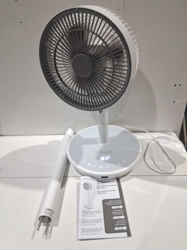 Woozoo 360° Pedestal 12-SPEED Air Circulator - ADJUSTABLE HEIGHT 21" TO 40" - WHITE (Model: STF-360DC/1747373) image 3
