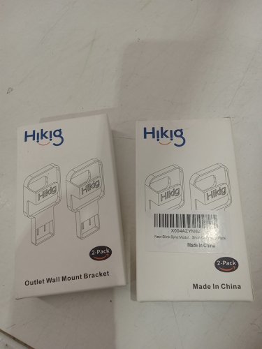 2 (2PK) HIKIG SHORT SYNC MODULE 2 OUTLET MOUNT BRACKET FOR BLINK SYNC MODULE (4 total) - WHITE image 3