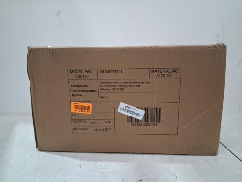 FOODSAVER POWERVAC FOOD VACUUM SEALER - BLACK/STAINLESS STEEL (MODEL: VS0150) image 7