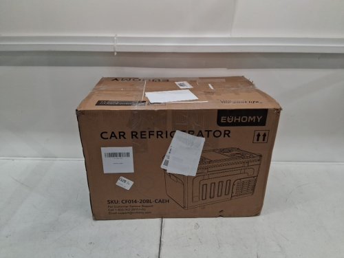 EUHOMY PORTABLE CAR REFRIGERATOR - 12V - 21L CAPACITY - BLACK (MODEL: CF014-20BL-caeh) image 2