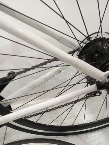 costway adjustable adult 6-speed mountain bike - 26" - white (model: sp38510wh-26) image 8