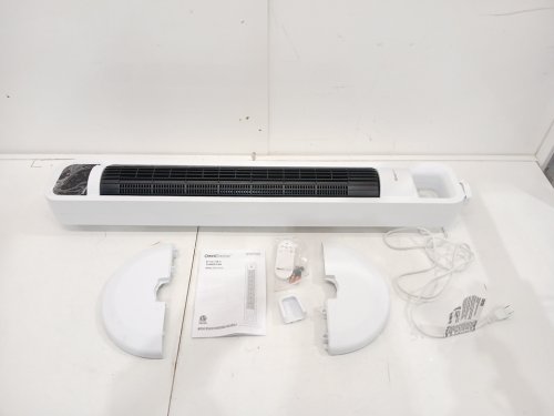 omnibreeze premium 38" Rotating tower fan with wifi CONTROL, 5-SPEEDS & REMOTE - white/BLACK (model: 5333021/dc2313r-g) image 3