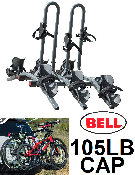 BELL RIGHTUP 350 3-BICYCLE PLATFORM HITCH RACK, HOLDS UP TO 105LBS/12"-29" BIKES - GREY (MODEL: ‎7122304) image 2