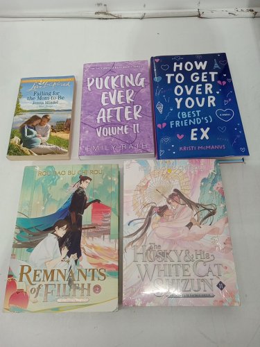 5 Assorted (Paperback and Hardcover) Romance Novels by Various Authors image 2