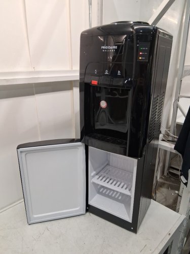 Frigidaire 5 Gallon Top Load Water Dispenser Built-In mini fridge Compartment - Black (model: fgwc413-black) image 5