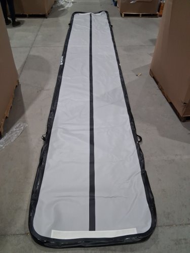 AKSPORT AIR TUMBLING MAT Inflatable Gymnastics Air Mat Tumble Track with inflatable pump - 20FT - black/GREY image 3