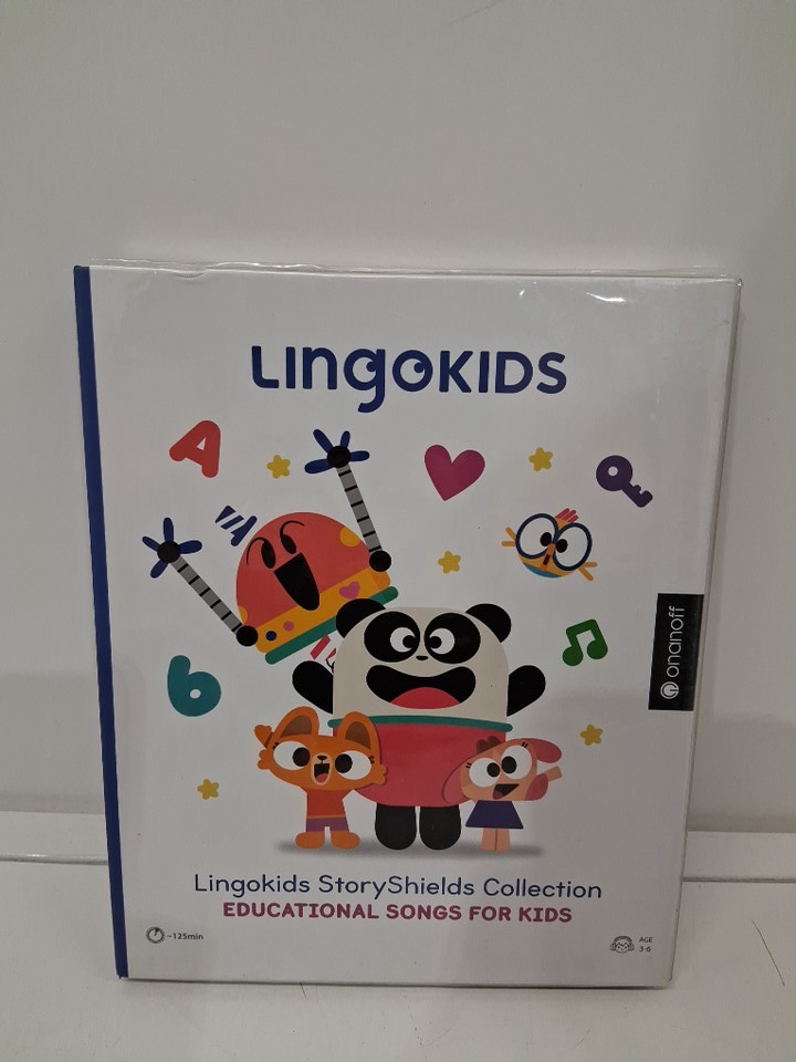 4PK ONANOFF LINGOKIDS STORY SHIELDS WITH EDUCATIONAL SONGS, STORIES, & LESSONS FOR USE WITH STORYPHONES VIA APPLE/GOOGLE PLAY APP STORES (MODEL: ON-STORYBOOK-LK1) image 2